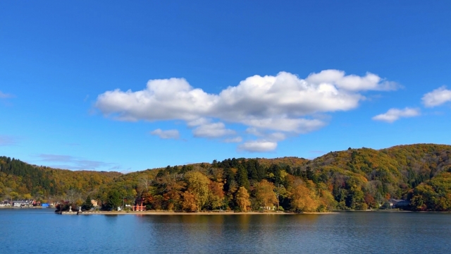 野尻湖の景色